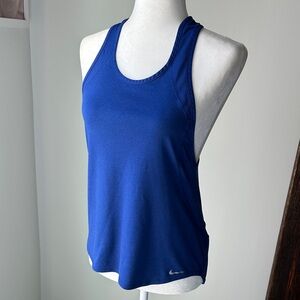 Nike Blue Athletic Racerback Tank